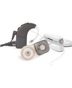 Advanced bionics kochlearinis implantas