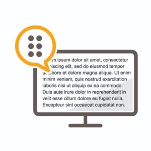 Ekrano skaitymo programinė įranga „Dolphin ScreenReader“