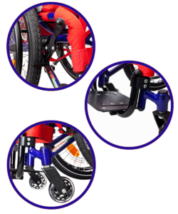 Aktyvaus tipo neįgaliojo vežimėlis GTM SMYK išskirtinumai